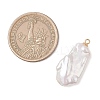Natural Keshi Pearl Pendants PALLOY-JF04900-01-2