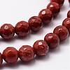 Natural Red Jasper Beads Strands G-D840-50-6mm-3