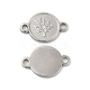 Tarnish Resistant 304 Stainless Steel Connector Charms STAS-B032-40P-1