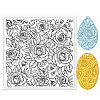 Silicone Clay Texture Mat AJEW-WH0447-009-1