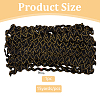15 Yards Polyester Trim Sewing Lace OCOR-WH0070-174-2