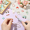 42Pcs 21 Styles Alloy Enamel Charms ENAM-CJ0006-95-5