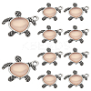 10Pcs Tibetan Style Alloy Pendants FIND-LP0001-27-1