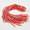 Electroplate Glass Beads Strands EGLA-D018-4x4mm-27-2
