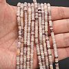 Natural Lepidolite/Purple Mica Stone Beads Strands G-L635-A30-4x2mm-2