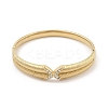 Ion Plating(IP) 304 Stainless Steel Bangles for Women BJEW-G693-06G-2