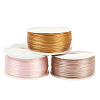 3 Rolls 3 Colors Special Coated Nylon Beading Threads for Seed Beads OCOR-PA0001-01A-8