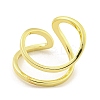 Brass Micro Pave Cubic Zirconia Cuff Rings RJEW-L113-001G-3
