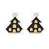 Halloween Theme Alloy Enamel Pendants ENAM-T020-07M-2