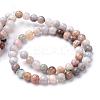 Natural Bamboo Leaf Agate Bead Strands G-R345-6mm-42-2