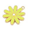 Alloy Enamel Pendants ENAM-H002-02G-03-2