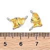 Brass Pave Cubic Zirconia Charms CU-CBA6A75-04P-06-3
