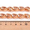 Electroplate Glass Beads Strands EGLA-T021-08E-4