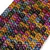 Dyed Imitation Gemstone Glass Beads Strands GL-Z001-03A-10-1