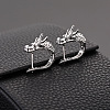 Alloy Dragon Hoop Earrings LS-DRAG-PW0001-78P-1