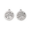 Non-Tarnish 316 Surgical Stainless Steel Charms STAS-C096-11A-P-1