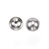 Tarnish Resistant 201 Stainless Steel Bead Caps STAS-F040-20D-P-2