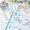 120Pcs Iron Brooch Findings IFIN-SP0001-38P-3