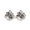 Tibetan Style Alloy Flower Charms PALLOY-A024-20AS-1-1