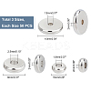 150Pcs 3 Style 202 Stainless Steel Spacer Beads STAS-UN0028-12-5