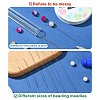 DIY Elastic Crystal Thread & Sewing Scissors & Carbon Steel Big Eye Needle Jewelry Making Findings Kits MACR-YW0010-82-5