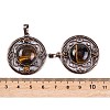 Natural Tiger Eye Pendants G-Q158-03-09-3