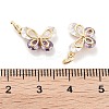 Brass Micro Pave Cubic Zirconia Pendants KK-P271-03G-B-3