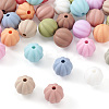 48Pcs 12 Colors Lantern Food Grade Eco-Friendly Silicone Beads SIL-TA0002-05-1