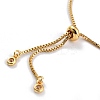Adjustable Brass Slider Bracelets BJEW-L652-17-G-5