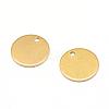 PVD Vacuum Plating 304 Stainless Steel Stamping Blank Tag Pendants STAS-T008-116-1