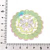 201 Stainless Steel 3D Rotating Hanging Wind Spinner STAS-T064-94-3