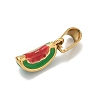 304 Stainless Steel Enamel Fruit Vegetable Charms STAS-F336-02I-G-2