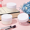 8Pcs Transparent Plastic Empty Portable Facial Cream Jar CON-CP0001-015A-4