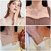 100Pcs Transparent Spray Painted Glass Beads GLAA-YW0005-09-6