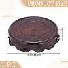 Wood Plant Flower Pot Base Buddha Statue Display Pedestals AJEW-WH0419-30A-2