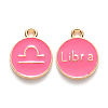 Alloy Enamel Pendants ENAM-S124-01A-03K-1