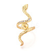 Snake Brass Micro Pave Cubic Zirconia Cup Peg Ring Settings LS-KK-N274-40G-2