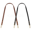 2Pcs 2 Colors Imitation Leather Bag Handles FIND-WR0002-69AB-2