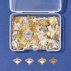 200Pcs 5 Colors Brass Laser Cut Hollow Connector Charms KK-FS0001-71-6