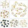 10Pcs Natural Cultured Freshwater Pearl Rice Charms PALLOY-YW00075-2