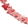 Synthetic Coral Dyed Beads Strands SHEL-Z003-04A-3