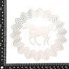 201 Stainless Steel 3D Rotating Hanging Wind Spinner STAS-C166-01E-P-3