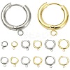 16Pcs 201 Stainless Steel Huggie Hoop Earring Findings STAS-FS0002-27A-2