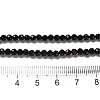Natural Black Onyx Beads Strands X-G-K020-3mm-30-2