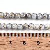 Baking Paint Glass Beads Strands DGLA-N003-4mm-B01-5