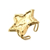 304 Stainless Steel Open Cuff Ring for Women LS-RJEW-B109-03G-02-2