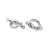 Non-Tarnish 304 Stainless Steel Connector Charms STAS-G338-04P-2