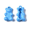 Spray Painted Alloy Pendants PALLOY-Q436-001C-NR-3