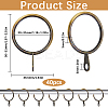 Iron Drape Sliding Eyelet Rings IFIN-SP0001-17A-BAB-2