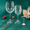 60Pcs 3 Colors Long-Lasting Plated Brass Hoop Earrings Findings KK-CN0003-12-4
